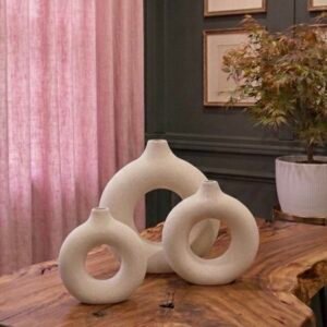 3pice donut vase