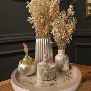 The Divine Rose Gold set with stone work.