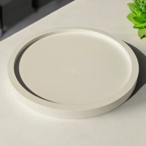 round tray with thick edge